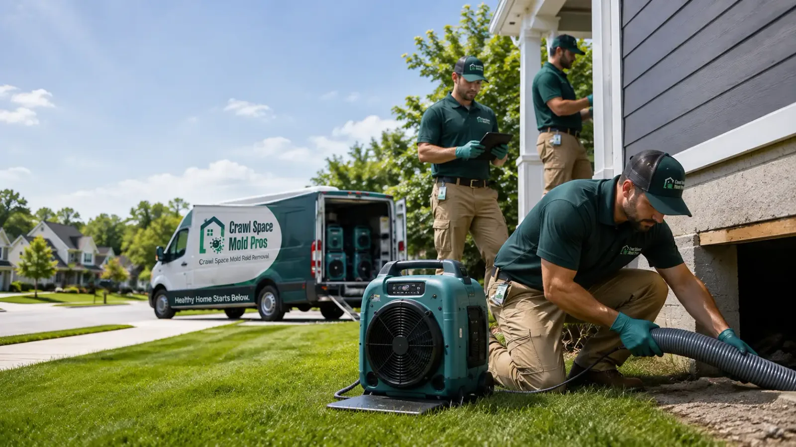Crawl Space Mold Removal in York, ME